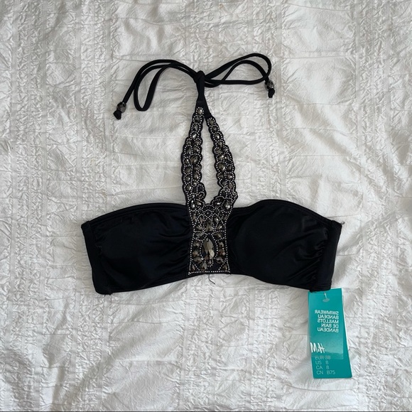H&M Jewelled Bandeau bikini top - Picture 4 of 4